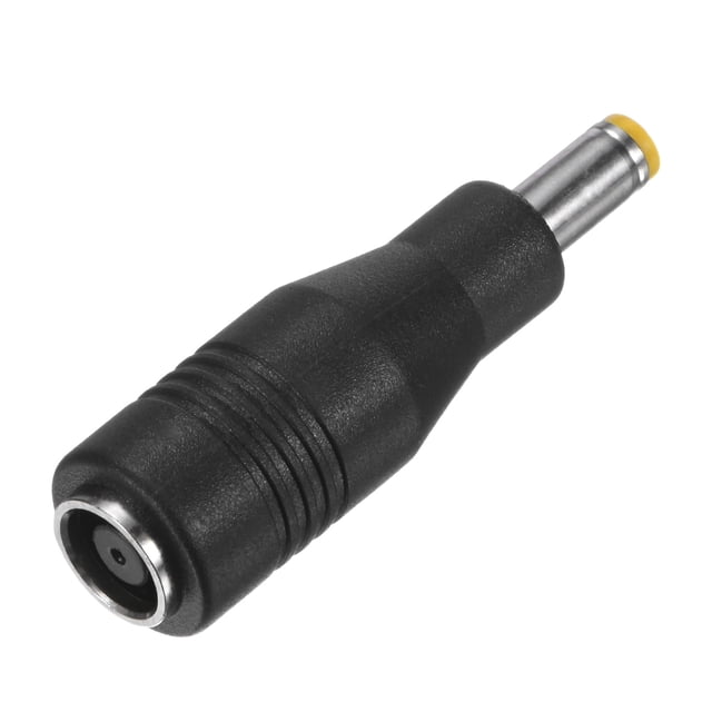Adaptador de conectores DC Uxcell, hembra DC 8mm a macho DC 5.5mm x 2.5mm, conector de barril de cobre para estación de energía portátil