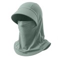 thumbnail image 3 of IAJFHAFS 3 In 1 Summer Cooling Balaclava Breathable Sun Protection Hood with Neck Guard & Face Mask Outdoor Cycling Sun Hats for Women Men Light Green, 3 of 7