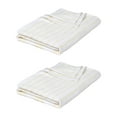 thumbnail image 2 of 3 Pack Poolside Beach Pool Spa Towels Striped Light Yellow/White 100% Ring Spun Cotton 30" x 60", 2 of 5