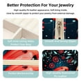 thumbnail image 3 of Ladybird Travel Portable Square Jewelry Box with Necklace Organizer, Earring Organizer, and Display Case - Ideal for Rings, Earrings, Necklaces, Bracelets, and More - Suitable for Girls and Women, 3 of 6