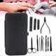 thumbnail image 4 of 12pcs Stainless Steel Eyebrow Scissors Nail Clipper Dead Skin Pusher Manicure Tool Set, 4 of 5