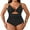 Black, variant on Sociala O-Ring Cutout Bathing Suit for Womens Tummy Control Monokini Swimwear