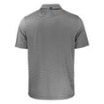 thumbnail image 3 of Men's Cutter & Buck  Black/White Georgia Bulldogs Forge Eco Double Stripe Stretch Recycled Polo, 3 of 3
