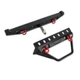 thumbnail image 2 of Parachoques delantero y trasero BuyWeek RC Crawler Negro juego de parachoques, 2 of 14