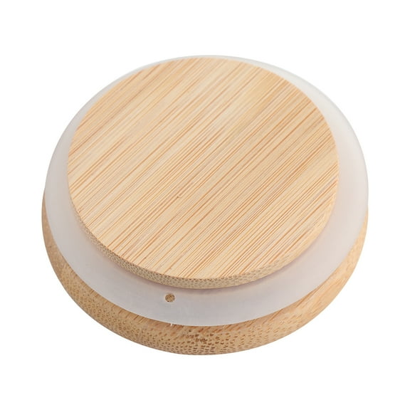 Yuangui Clear Glass Jar with Wooden Lid 450ml