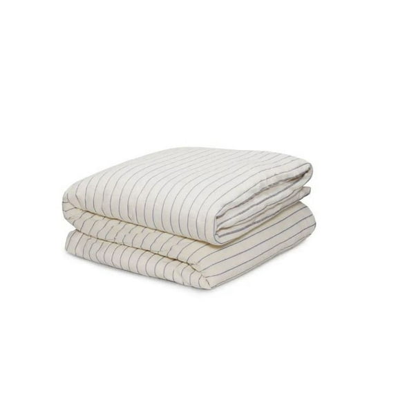 Calvin Klein Modern Cotton Sonny Full/Queen Duvet Cover-Cream/Navy