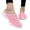 Pink, variant on Dakaela Women's Slip on Mesh Sneakers Backless Knit Sport Mules Comfortable Walking Slippers Black 7