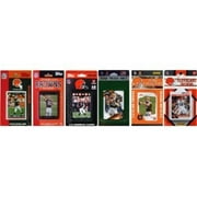 C & I Collectables BROWNS611TS NFL Cleveland Browns 6 Different Licensed Trading Card Team Sets