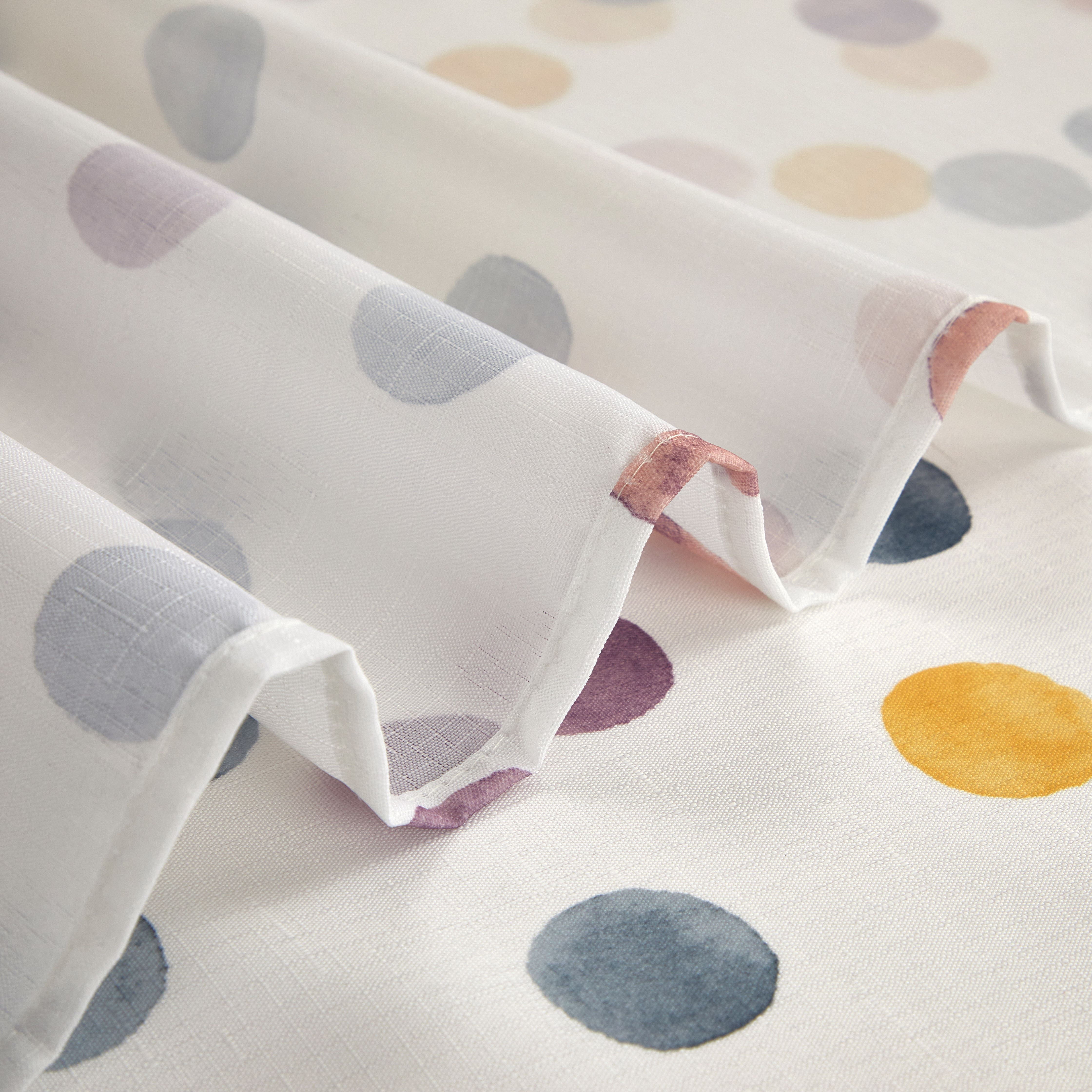 (3 pack) Mainstays Watercolor Dots Shower Curtain, 72" X 72", Polyester