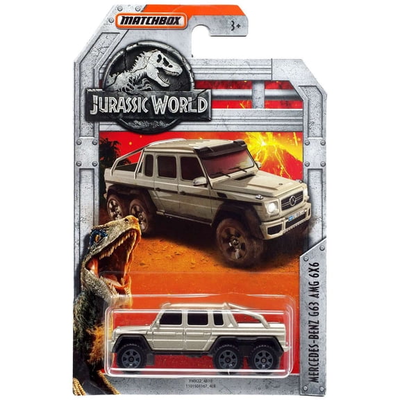 Jurassic World Matchbox Mercedes-Benz G63 AMG 6x6 Diecast Car