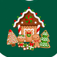 thumbnail image 4 of Inktastic Gingerbread House Christmas Boys or Girls Baby Bib, 4 of 4