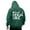 Dark Green, variant on Mens Hoodies Football Game Day Loose Casual Pullover Long Sleeve Hooded Sweatshirt with Print Design Comfortable Warm Fall Winter Daily Wear Sweatshirts for Men Black L