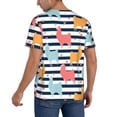 thumbnail image 2 of Fotbe Colorful Llama Baseball Jersey Shirt for Men and Women, Casual Short Sleeves Button Down T-Shirt-X-Large, 2 of 9