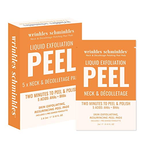 Wrinkles Schminkles Neck & Décolletage Polishing Peel Pads x5 Anti