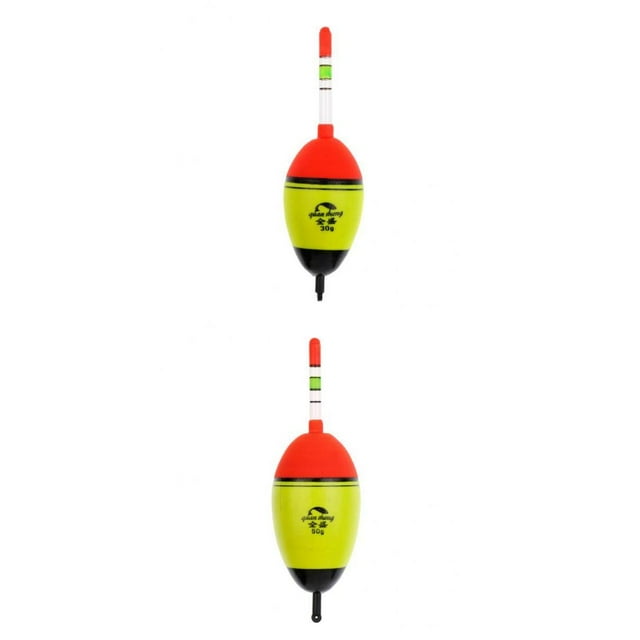 2 piezas EVA Belly Floats Light stick Iluminación brillante Bobber Sea Fishing Float Cola Pesca Flotador Bobber