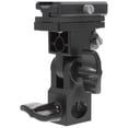 thumbnail image 1 of Black ABS Flash Light Bracket for Photography with Adjustable Light Stand Adapter, 1 of 4