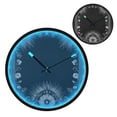 thumbnail image 2 of Indoor 12' Voice-Activated Luminous Decoration Wall Clock With LED Night Light Art Nouveau Decorative, 2 of 8