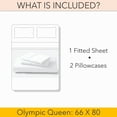 thumbnail image 6 of PRATYUX Olympic Queen 3-PC (1 Fitted + 2 Pillowcases) Set 400-Thread Count Soft Breathable Sateen Weave Egyptian Cotton, 25" Deep - Burgundy, 6 of 7
