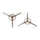 thumbnail image 1 of 2 piezas de soportes para bandejas de placa base, soportes para anillos giratorios, prácticos, antideslizantes y resistentes, soportes para platos, 1 of 7