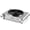 Silver, variant on Cusimax 1500W Electric Hot Plate for Cooking Portable Single Burner Heat-up in Seconds Adjustable Temperature Control Stainless Steel Black
