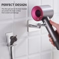 thumbnail image 5 of Toorise Wall Mounted Hair Dryer Stand Punch-free Waterproof Aluminum Alloy Hair Dryer Rack Space-saving Air Blower Organizers for Bedroom Bathroom Salon, 5 of 7