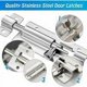 thumbnail image 2 of Pestillo PCS, Cerradura de puerta, Cerradura de perno no deformable, Perno de barril deslizante, Acero inoxidable con tornillos profesionales Viene con 24 tornillos para todo tipo de puertas internas, 2 of 5