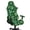 Shamrock Spot Print Dark Green, variant on SCRAWLGOD Valentine's Day Decor Lip Heart Print Black 4 Pieces Gaming Chair Cover Stretchable Computer Chair Seat Slipcovers Universal Fit Gaming Chair Slipcovers with Armrest Covers