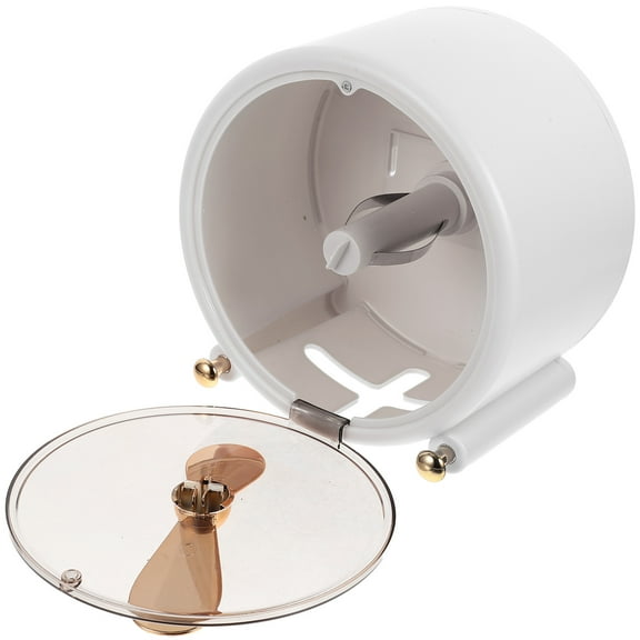 FUEENIRVA Versatile White Bathroom Toilet Paper Holder with Adhesive Mount