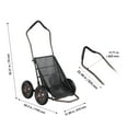 thumbnail image 5 of KFFKFF Game Carrier, 500 LBS Load Foldable Hunting Cart, Equipped with 4 Large Wheels & Comfort Grip Handle, Durable Outdoor Gear Trolley for Transporting Deer, 5 of 9