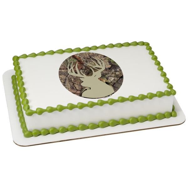 Mossy Oak Break Up Country Deer Edible Cake Topper Image Walmart Com