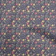 thumbnail image 1 of oneOone Cotton Poplin Violet Fabric Asian Retro Floral Sewing Craft Projects Fabric Prints By Yard 42 Inch Wide, 1 of 4