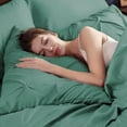 thumbnail image 4 of Juego de ropa de cama Bedsure Queen Size, 7 piezas, verde grisáceo, 4 of 9