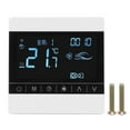 thumbnail image 1 of Thermostat LCD Fan Coil Air Conditioner Panel Switch Household Smart Temperature Controller AC 220V, 1 of 14