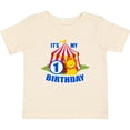 thumbnail image 3 of Inktastic Its My Birthday Circus Tent with Lion 1 Year Old Boys or Girls Baby T-Shirt, 3 of 5
