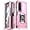 Pink, variant on Case for Samsung Galaxy Z Fold 4 Case Kickstand Holder Built-in Magnetic Car Mount Shockproof Camera Protective Case for Samsung Galaxy Z Fold 4 Phone Case (Pink)