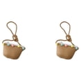 thumbnail image 2 of Sombrero de playa Sonducket para Niñas con bolso de mano de paja caqui, 2 of 6