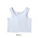thumbnail image 3 of Jumpingount Chaleco corto para mujer, camisetas sin mangas para clima cálido, ropa interior elástica, corta, sin costuras, alta elasticidad, Ropa interior Blanco/XL, 3 of 6