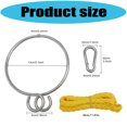 thumbnail image 2 of Marine Anchors Rings Set with Rope Quick Install Retrieving Systems Stainless Steel Rustproof, 2 of 9