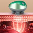 thumbnail image 3 of Instrumento de masaje de cabeza eléctrico ligero resistente al agua de silicona para el cuidado de la salud FLhrweasw Nuevo, 3 of 9