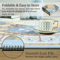 thumbnail image 7 of FULIE Rug for Living Room Washable Non-slip Area Rug,4'x6'Rug,Blue/Orange, 7 of 7