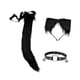 thumbnail image 1 of Conjunto de orejas de gato: diadema, orejas, cola y collar. Accesorios de disfraz de animal de peluche para cosplay. Estilo A, 1 of 9