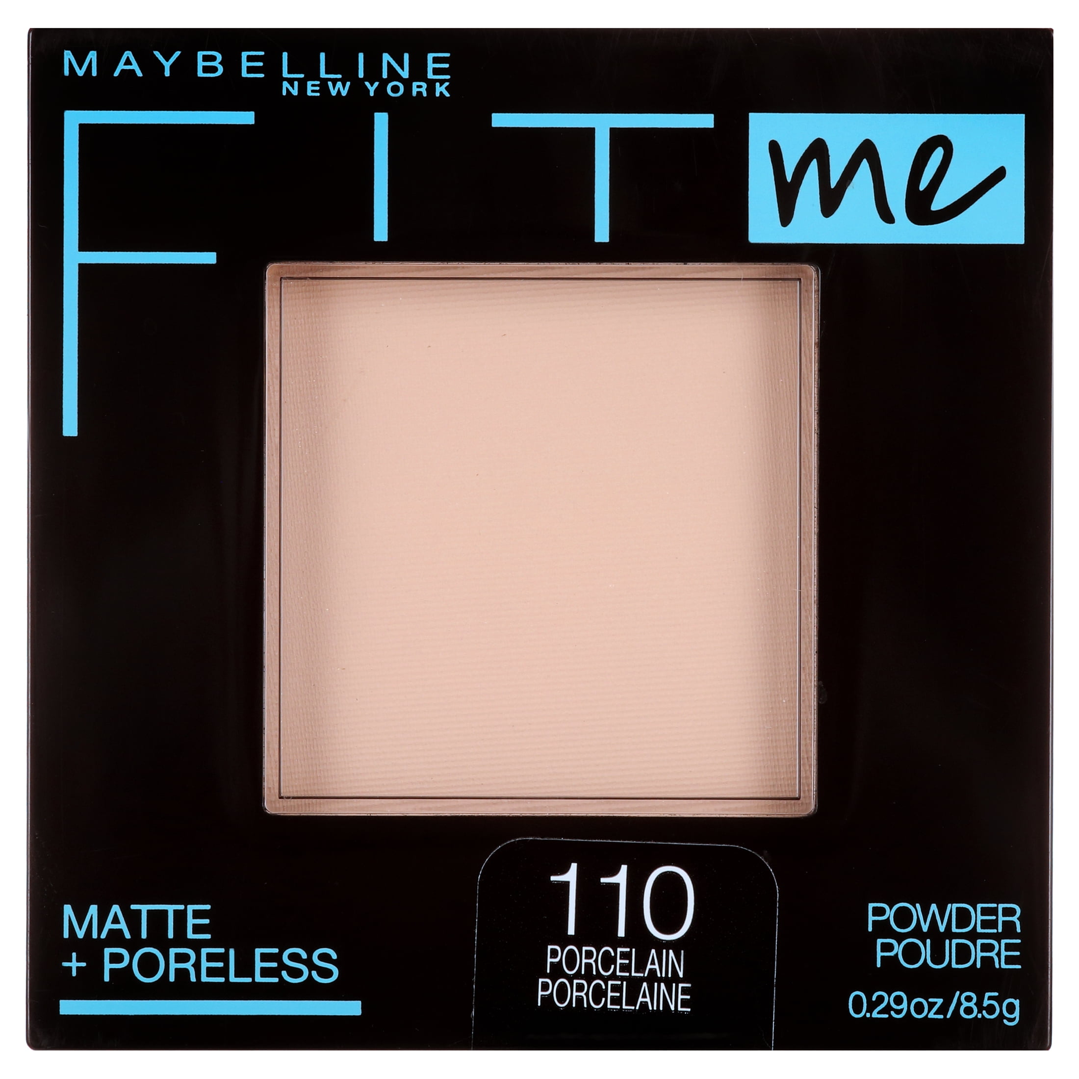 (3 pack) Maybelline Fit Me Matte Poreless Pressed Face Powder Makeup, Porcelain , 0.29 oz