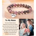 thumbnail image 3 of Heart Charm Bracelet for Nana Grandma Mom Daughter Best Friend Sister, Birthday Christmas Valentine's Day Gifts for Teen Girls Women, 3 of 6