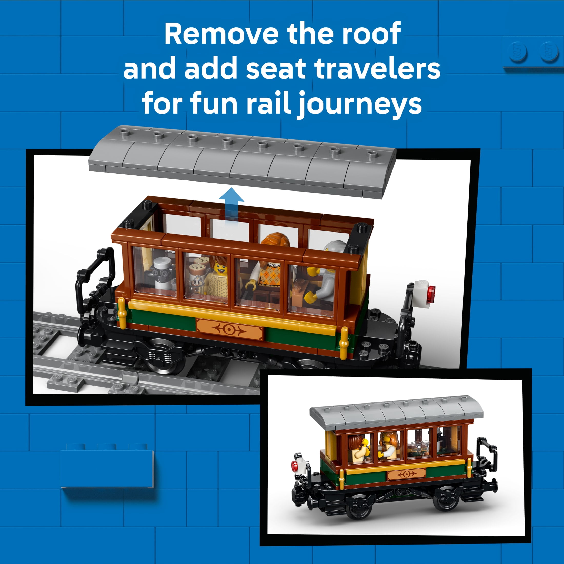 LEGO City Vintage Steam Train Set - Building Toy for Boys & Girls, Ages 7+ - Toy Train for Kids - Gift Idea for Birthdays - 60511
