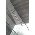 thumbnail image 4 of AstonGlobal SDR978-SS-48-10 Langham 48 x 75 in. Completely Frameless Sliding Shower Door in Stainless Steel, 4 of 6