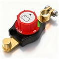 thumbnail image 1 of Battery Disconnect Switch Top Post, 12V-48V Negative Terminal Kill Switch On/Off Isolator for Auto, Vehicle, RV, Truck, Marine and Boat, 1 of 2