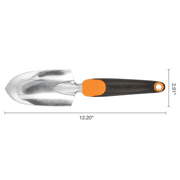 Fiskars 12.25 Ergo Flower Bed Trowel with Cast Aluminum Head