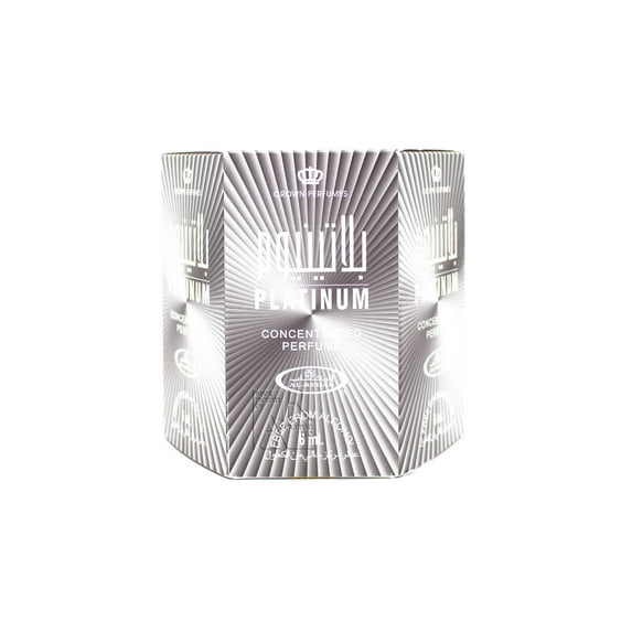 Platinum - 6ml (.2oz) Roll-on Perfume Oil by Al-Rehab (Box of 6)