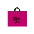 thumbnail image 6 of Large Thank You Plastic Merchandise Bag with Handle, Boutique Bag Pack of 60 - Size 20x15 Infinite Pack - Pink, 6 of 8