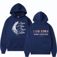 thumbnail image 1 of Shakira Las Mujeres Ya No Lloran World Tour sudaderas con capucha para hombre sudaderas de Hip Hop alta calidad primavera otoño jerseys de gran tamaño,Navy blue,L, 1 of 5
